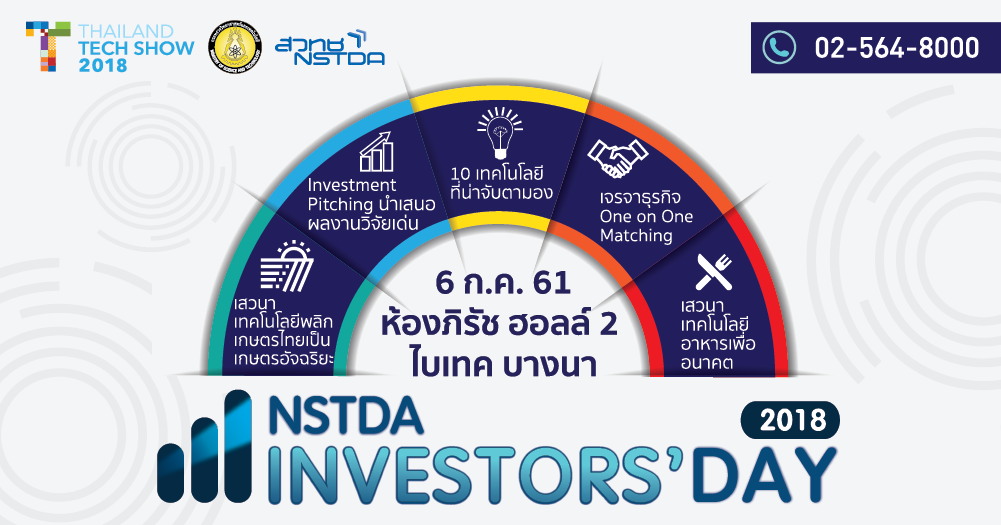 NSTDA Investors' Day 2018 Banner