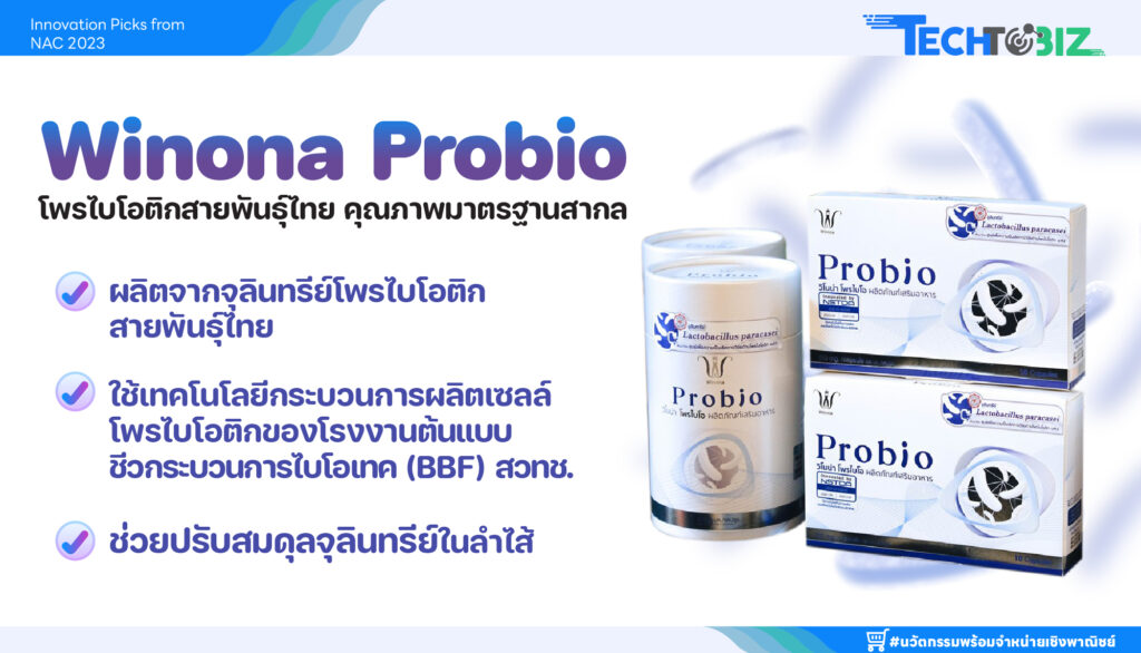 ‘Winona Probio’ นวัตกรรมเสริมสุขภาพจาก ‘โพรไบโอติกสายพันธุ์ไทย’ คุณภาพมาตรฐานสากล