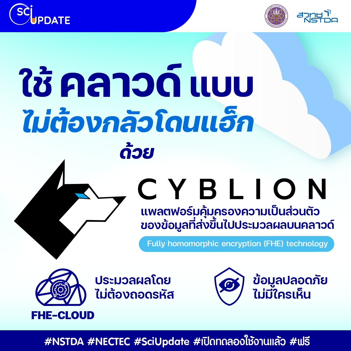 ใช้คลาวด์แบบไม่ต้องกลัวโดนแฮ็กด้วย ‘CYBLION’