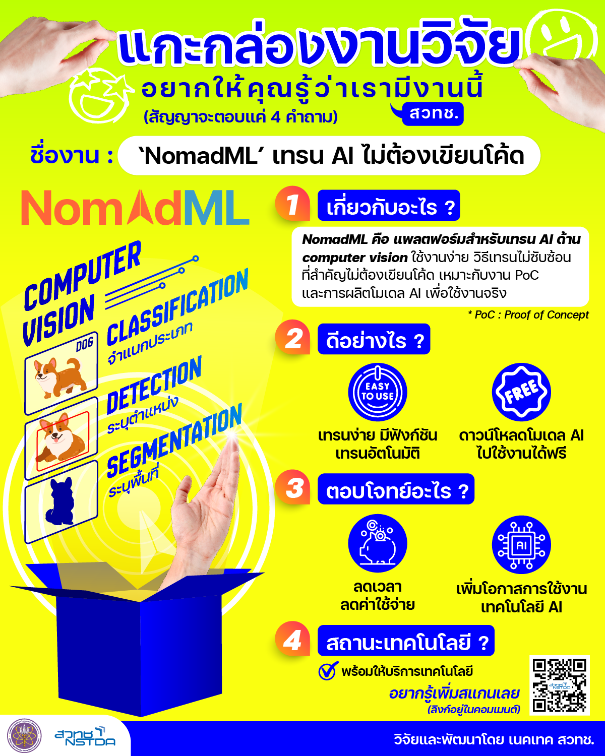 แกะกล่องงานวิจัย : ‘NomadML’ เทรน AI ไม่ต้องเขียนโค้ด